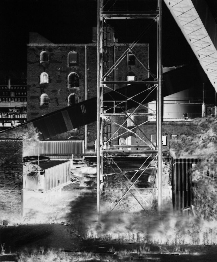 House, Erie Basin, Red Hook October 4, 2003 Vera Lutter