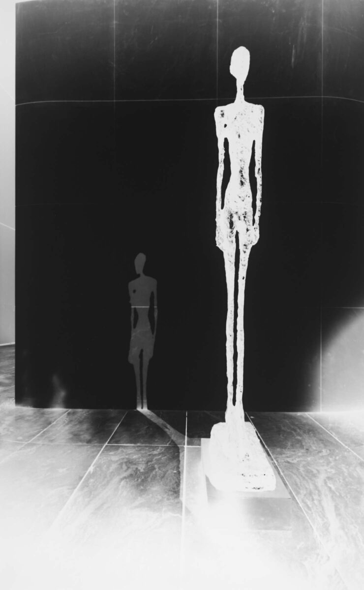 Vera Lutter Alberto Giacometti, Tall Figure, III: October 29, 2013