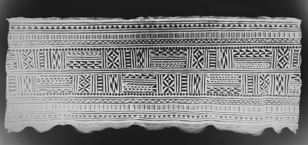 Vera Lutter Barkcloth (Masi bola bola), Fiji, c. 1800-20: March 20–22, 2018