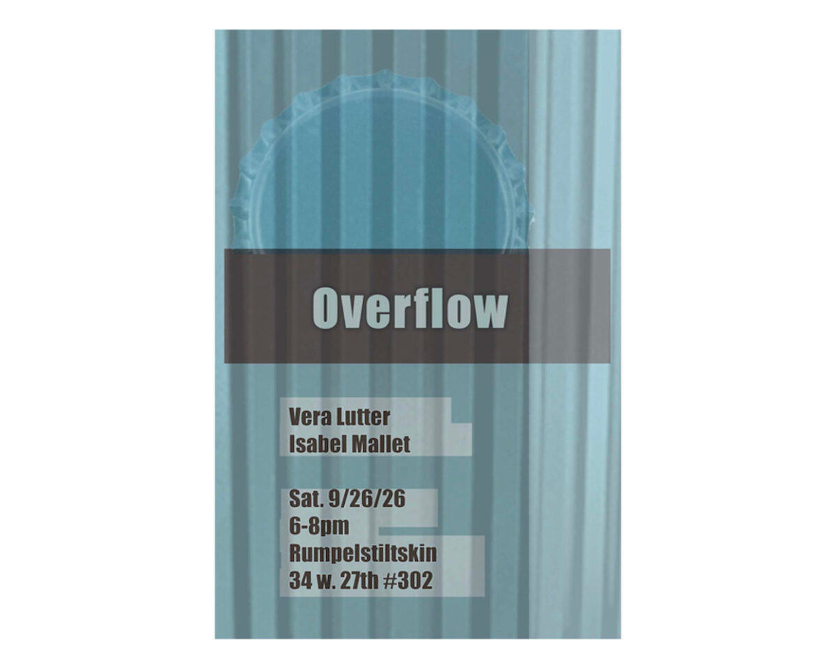 Vera Lutter Overflow – Vera Lutter + Isabel Mallet at Rumpelstiltskin